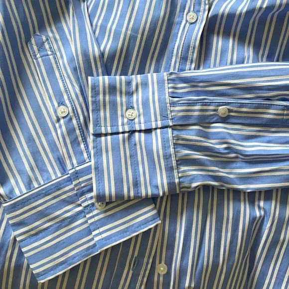 Striped blue shirt 🤍 - Picture 5 of 5